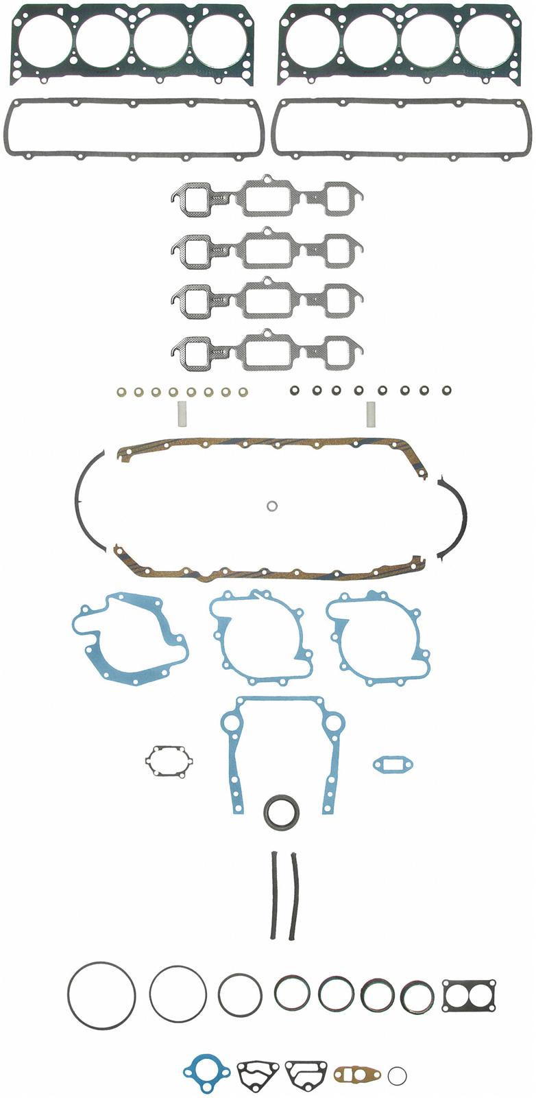 Fel-Pro Gaskets FEFS8171PT4 Full Set 350-455 Oldsmobile