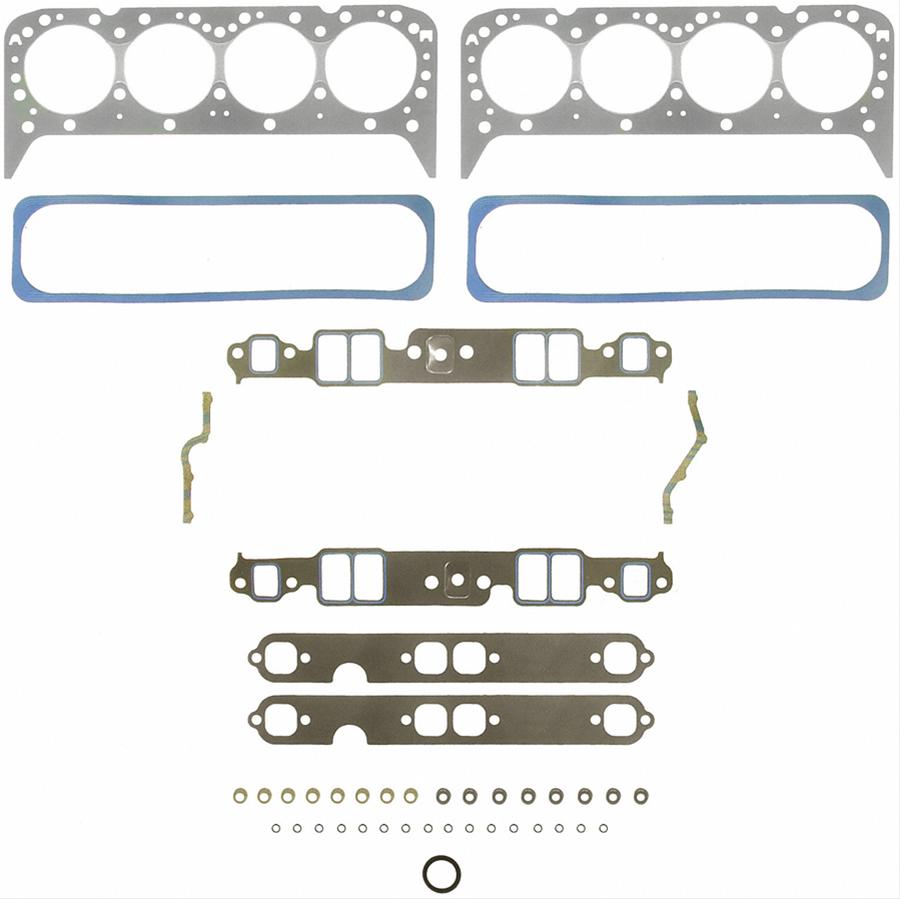Fel-Pro Gaskets FE17224 Head Gasket Set Chev 305 V8 Late Centre Bolt Valve Covers