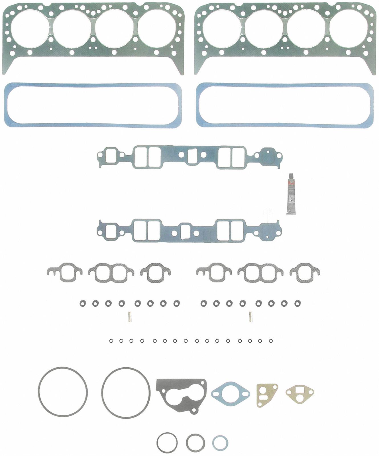 Fel-Pro Gaskets FEHS8510PT4 VRS 305 Chev Carb 87-90