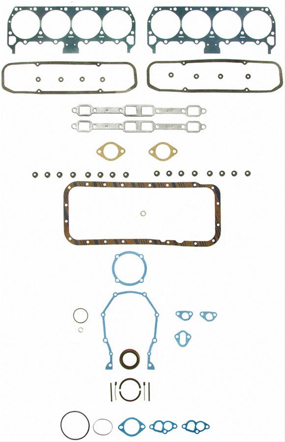 Fel-Pro Gaskets FEFS7891PT F/Set 361-383-413 Chrys >63 W/ 4 Bolt Valve Cover