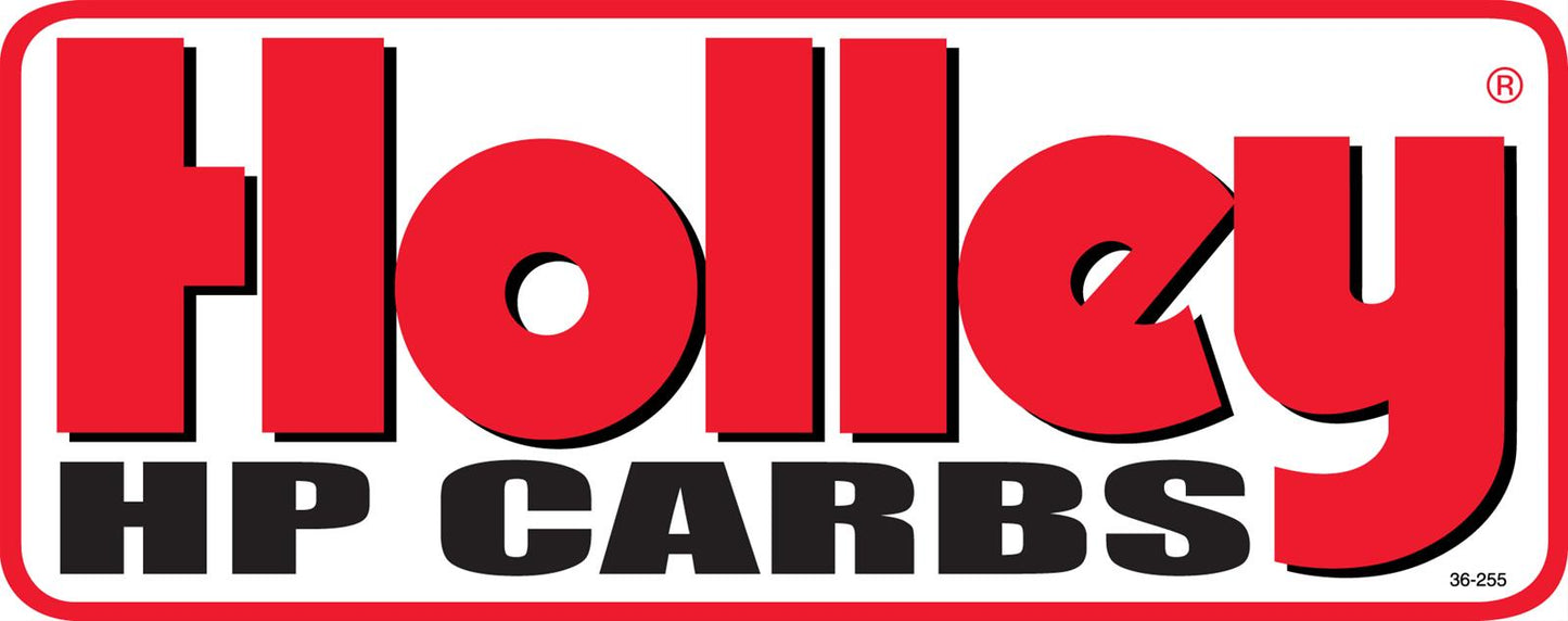 Holley HO36-255 Decal HP Carbs - 36 Sq.