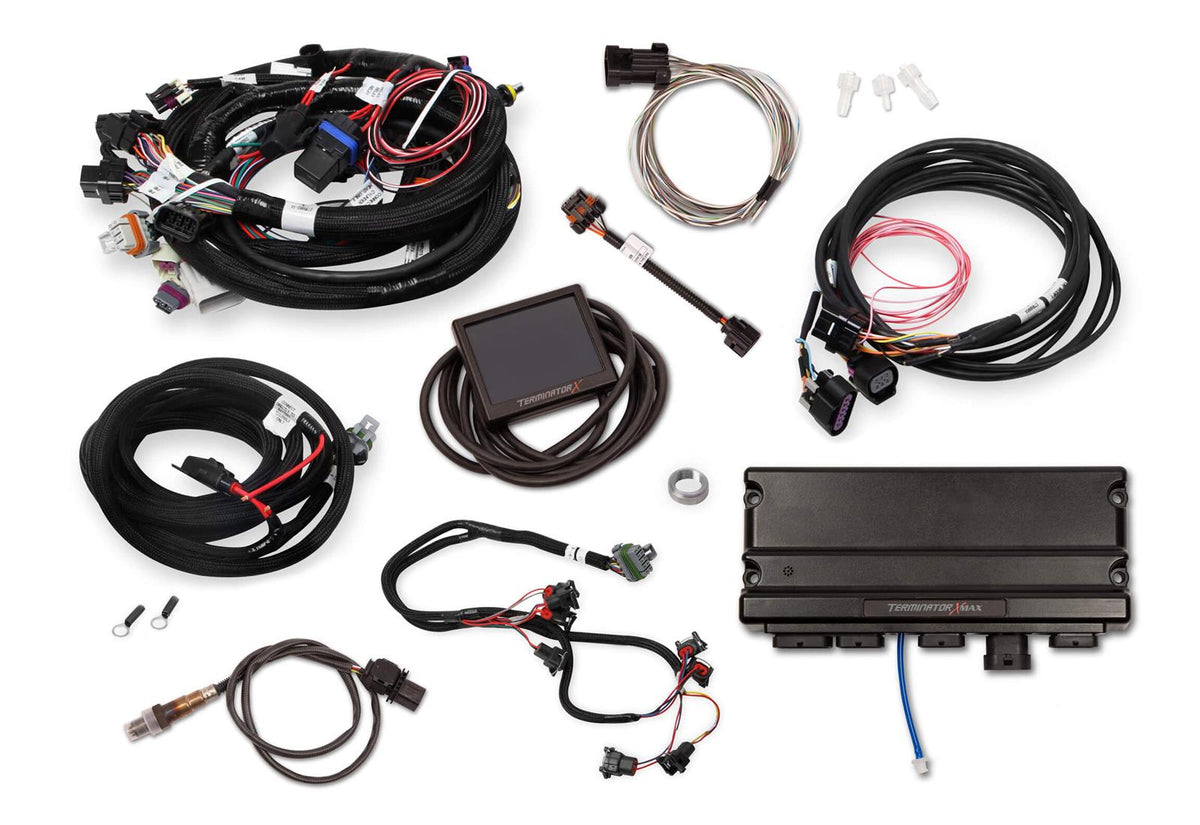 Holley HO550-931 Terminator X Max Management System GM 4.8 5.3 6.0 58T Ev6 Inj Incl Drive By Wire Control