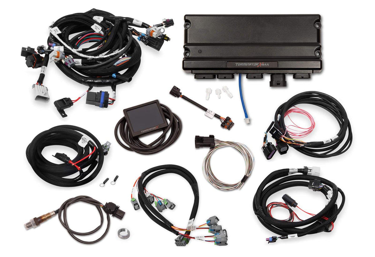 Holley HO550-928 Terminator X Max Management System GM 4.8 5.3 6.0 LS3 58T Ev6 Inj Incl Drive By Wire & Trans Contro