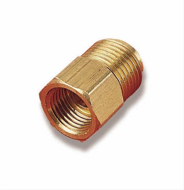 Holley HO26-70 Fuel Line Fitting Connects 3/8" to 5/16" F-Line