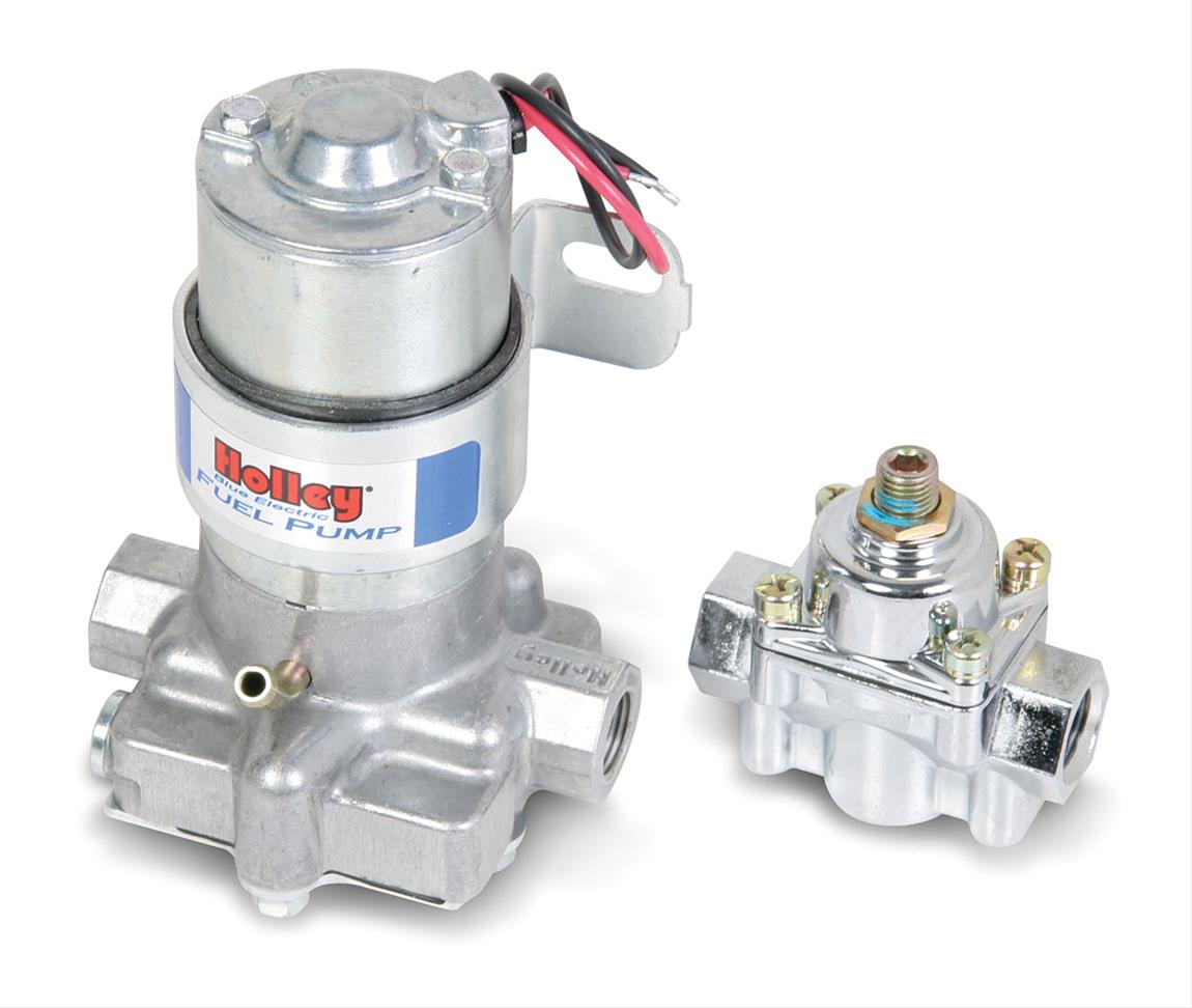 Holley HO712-802-1 Blue Elec F/Pump W/Reg 110 GPH Marine Carb Applcations