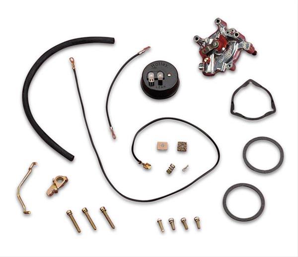 Holley HO45-223SA Choke Conversion Kit Alloy Converts Manual to Elec Choke