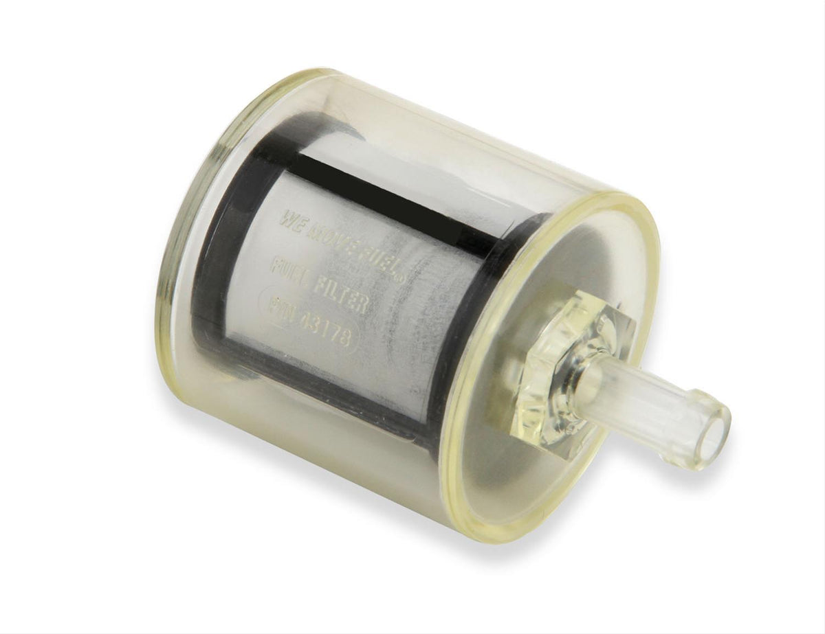 Holley HO12-432 Mighty Mite Fuel Filter 3/8 Barb