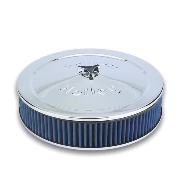 Holley HO120-146 P/Shot Air Clnr Assy Round 14" Holley 4150 & 4160 W/5.125" Di