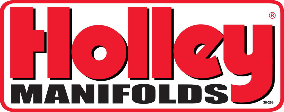 Holley HO36-299 Manifolds Decal 36 Sq Inches