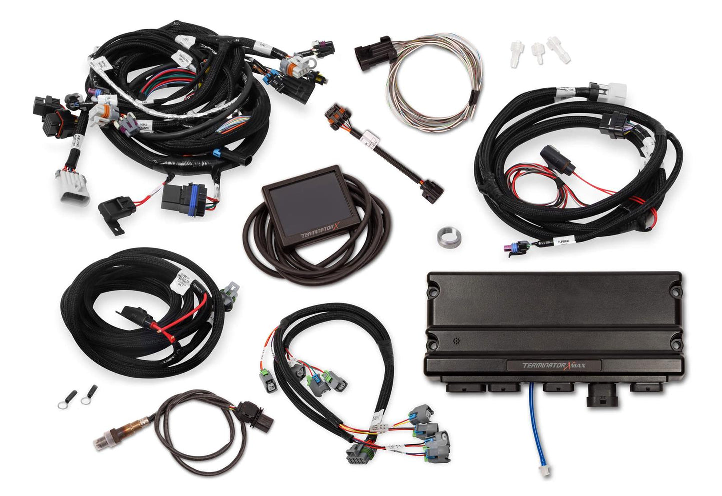 Holley HO550-918 Terminator X Max Management System GM 4.8 5.3 6.0 LS2 LS3 58T & Ev6 Inj Harness Incl Trans Control
