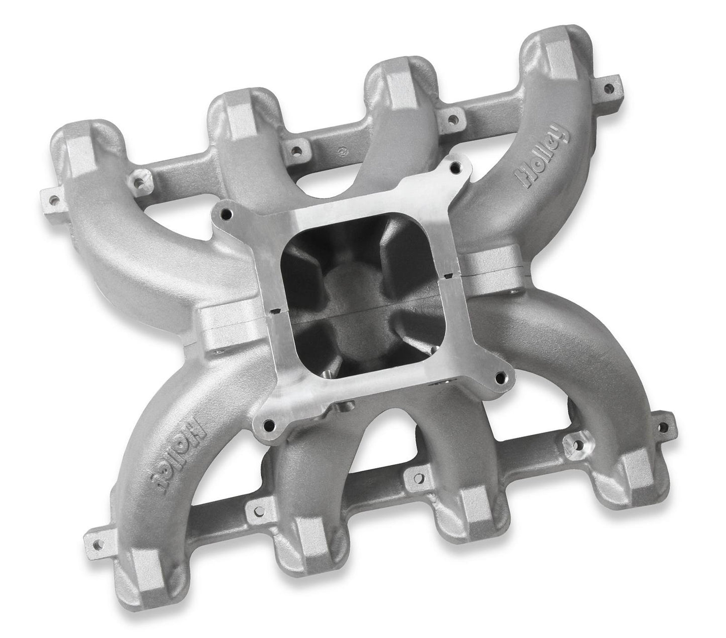 Holley HO300-256 Single Plane Carb Intake Manifold Cathedral Port