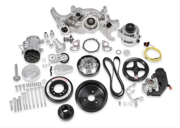 Holley HO20-180P Ls Mid Mount Accessory Drive Polished