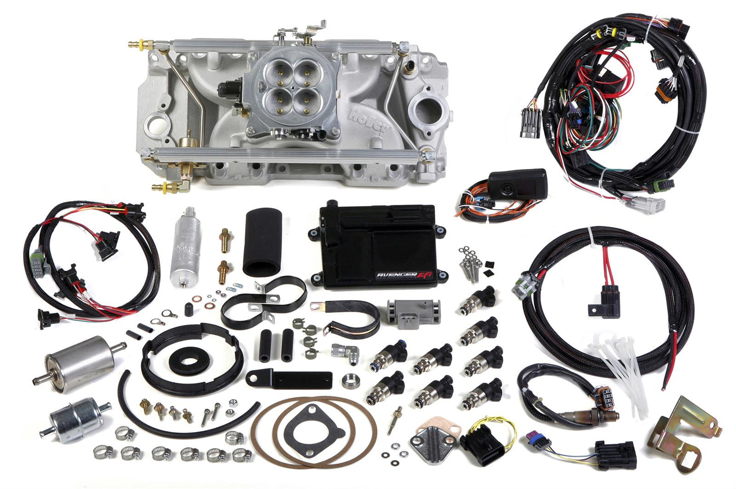 Holley HO550-836 Avenger EFI 4BBL MPFI System BB Chev V8 Oval Port Heads