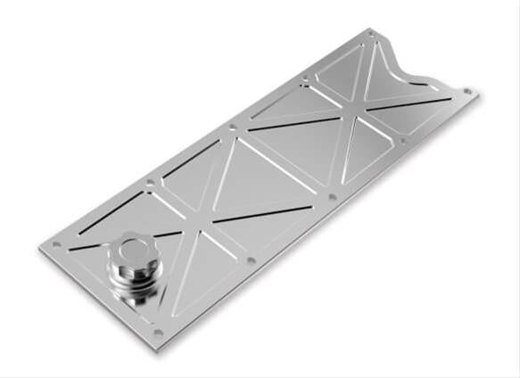 Holley HO241-368 LS1 Valley Cover Trussed Polished w/ Oil Fill