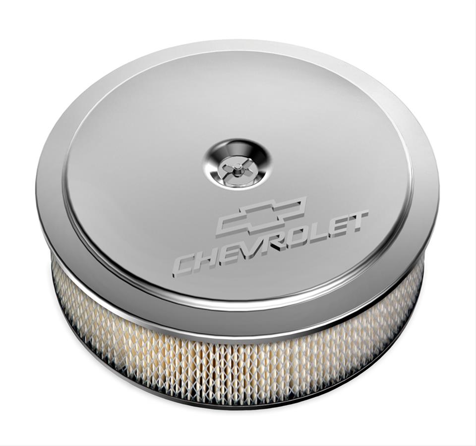 Holley HO120-215 14" X 4" Air Cleaner Kit Polished Finish