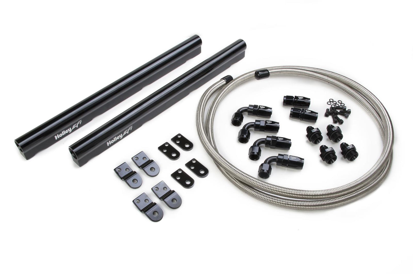 Holley HO534-210 Billet Fuel Rail Kit suits Oe Style Ls Intakes