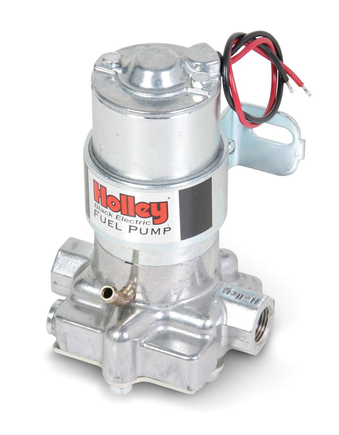 Holley HO712-815-1 Black Elec Fuel Pump 140 GPH Marine Carb Applcations