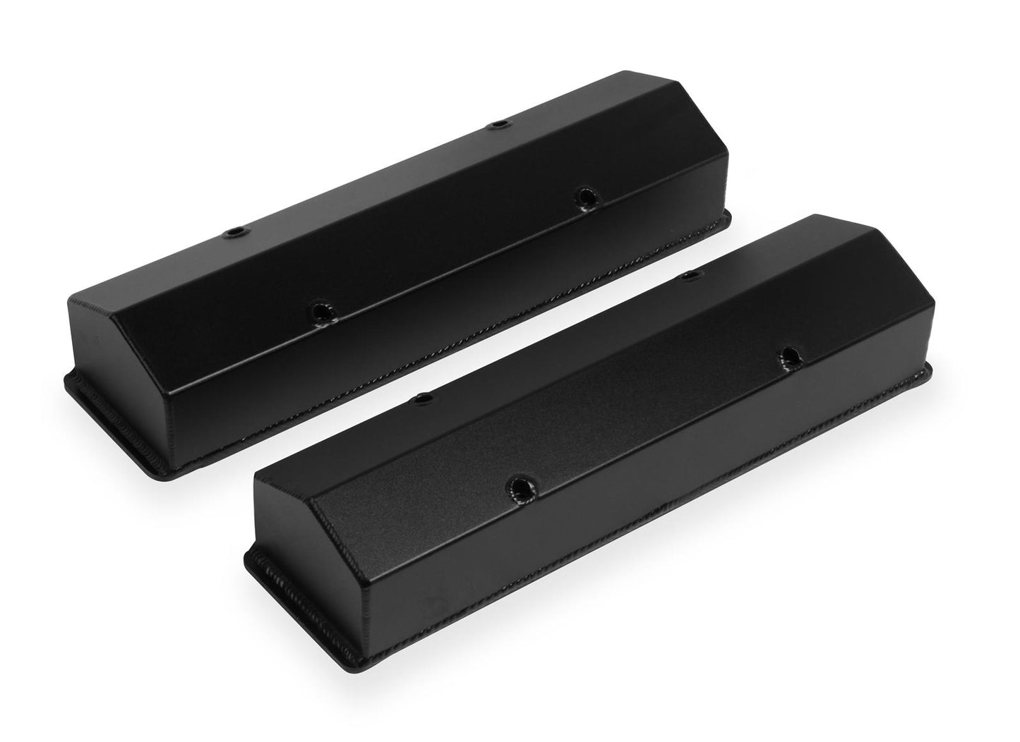 Mr Gasket MG6811BG Fabricated Alum Valve Covers Chev SB 283-350 Thick Rail
