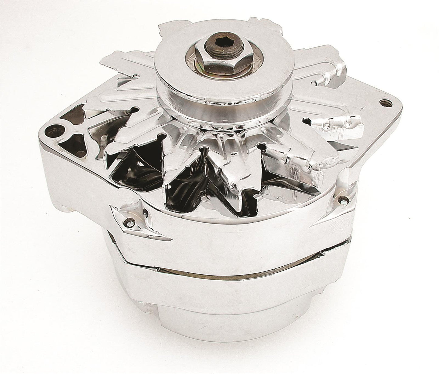 Mr Gasket MG5123 Chrome Alternator-Early Gm Delco