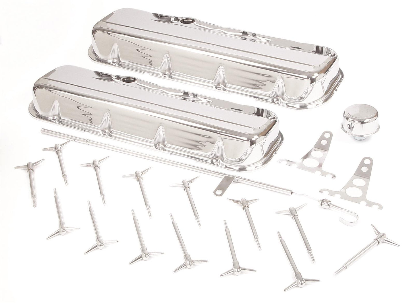 Mr Gasket MG9840 Chrome Dress-Up Kit Suits Bb Chev V8 1965-90