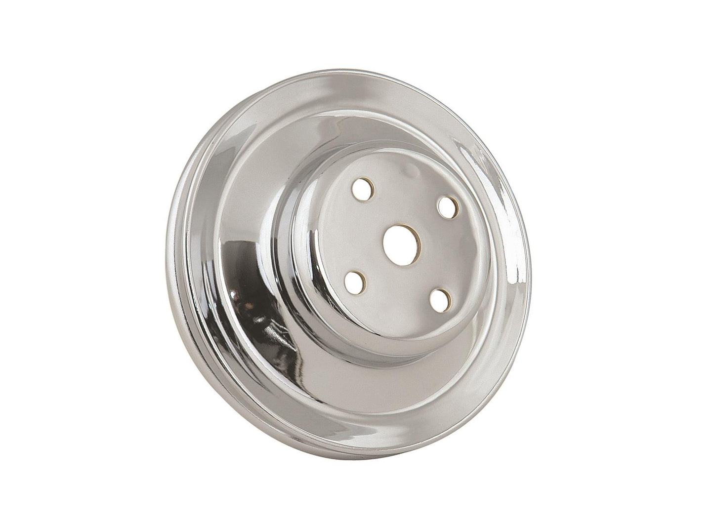 Mr Gasket MG4967 Chrome W/P Pulley-Double Groove