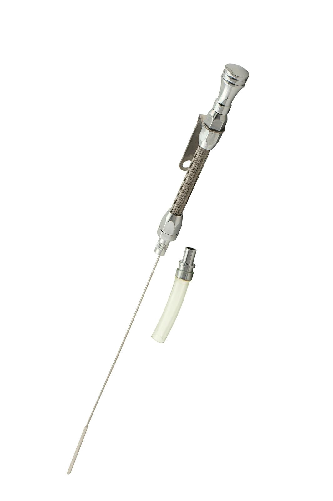 Mr Gasket MG9706G Aluminium Braided Ss Dipstick Suits Sb Chev V8 Pre-1979