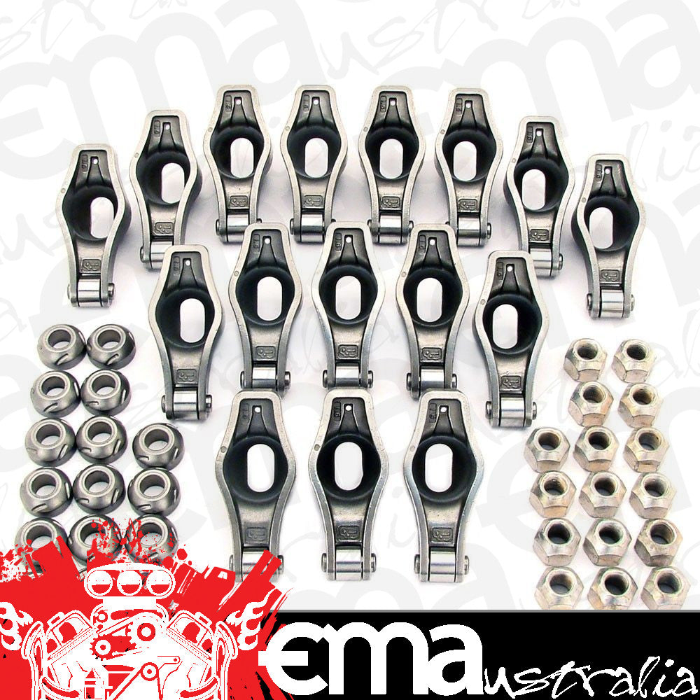 COMP Cams 1442-16 Magnum Roller Rocker Arm Set w/ 1.6 Ratio for AMC, Ford and Oldsmobile 3/8" Stud
