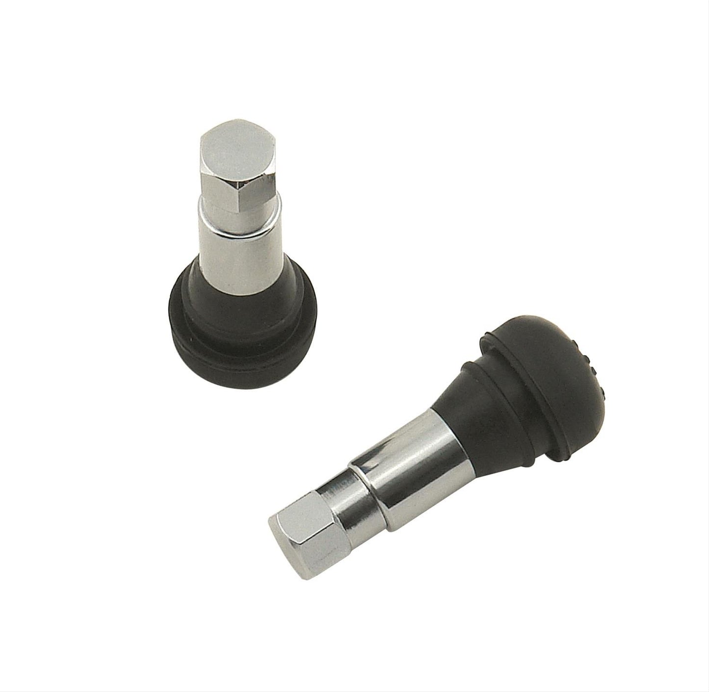 Mr Gasket MG1955 Chrome Tire Valve-Short(2/Set)