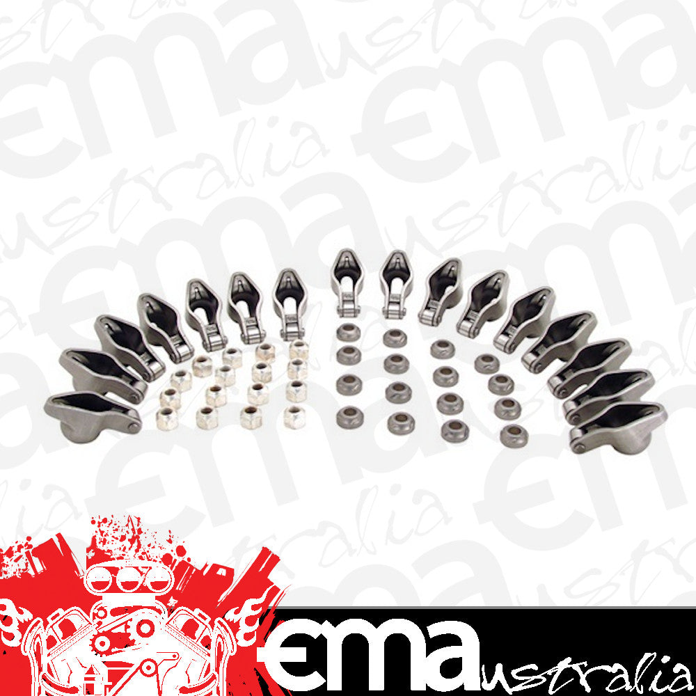 Magnum Roller Rocker Arms 7/16" Stud, 1.65 Ratio (Suit Pontiac V8 265-455 & Holden 253-304-308) (CO1452-16)