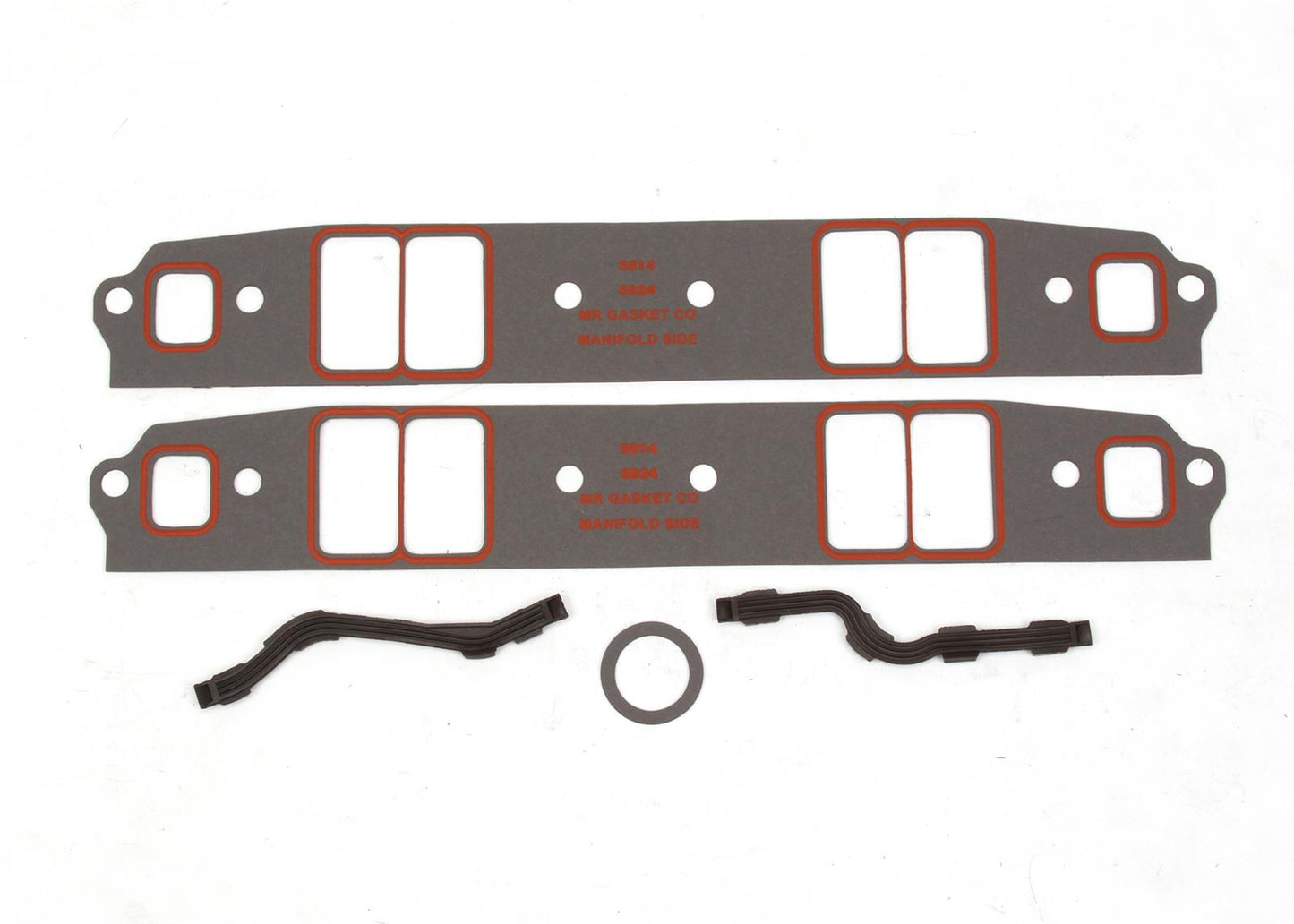 Mr Gasket MG5824 Gaskets, Intake, Ultra-Seal, Composite, 2.38 In. X 1.38 In. Port, .0625 In. Thick, Chevy, Small Block, Set