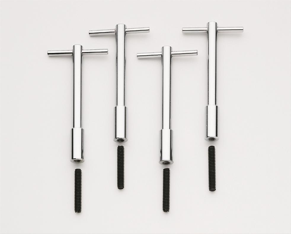 Mr Gasket MG9818 Chrome T-Bar Wingbolts 3-1/2"