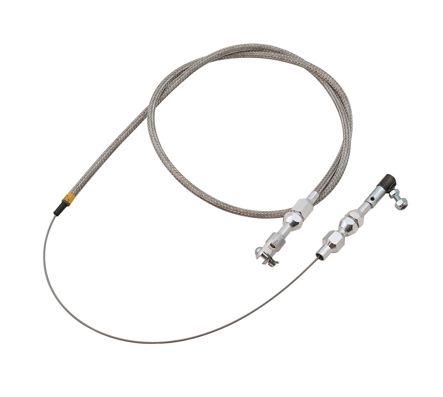 Mr Gasket MG5659 Throttle Cable, Braided Stainless Steel, Polished, 36 In. Long, Universal, Each