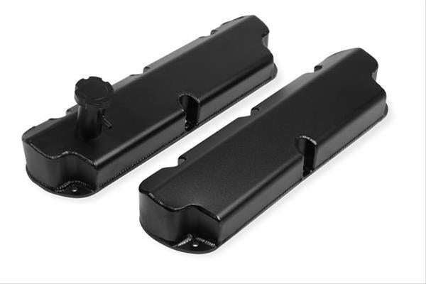 Mr Gasket MG6846BG Fabricated Alum Valve Covers Tapered Blk Ford 289-351W Tall