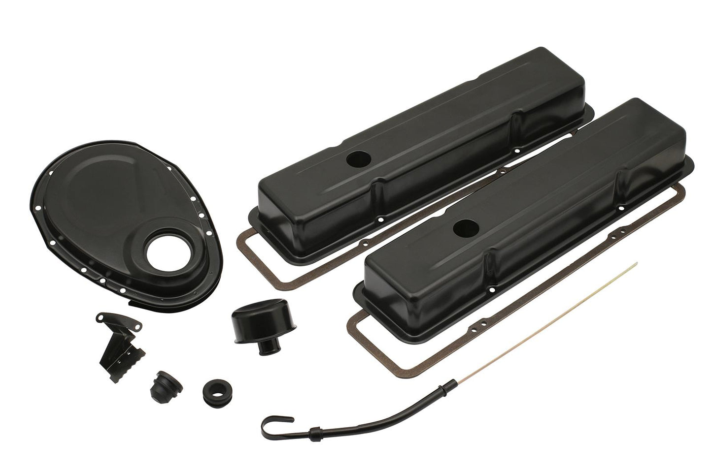 Mr Gasket MG9834BP Kit Dress-Up Sb Chev Flat Black