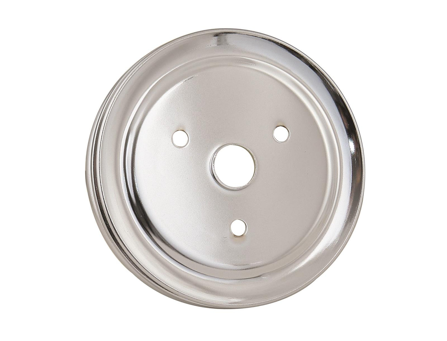 Mr Gasket MG4973 Chrome Crank Pulley-Double Groove Chev Sb Short Water Pump
