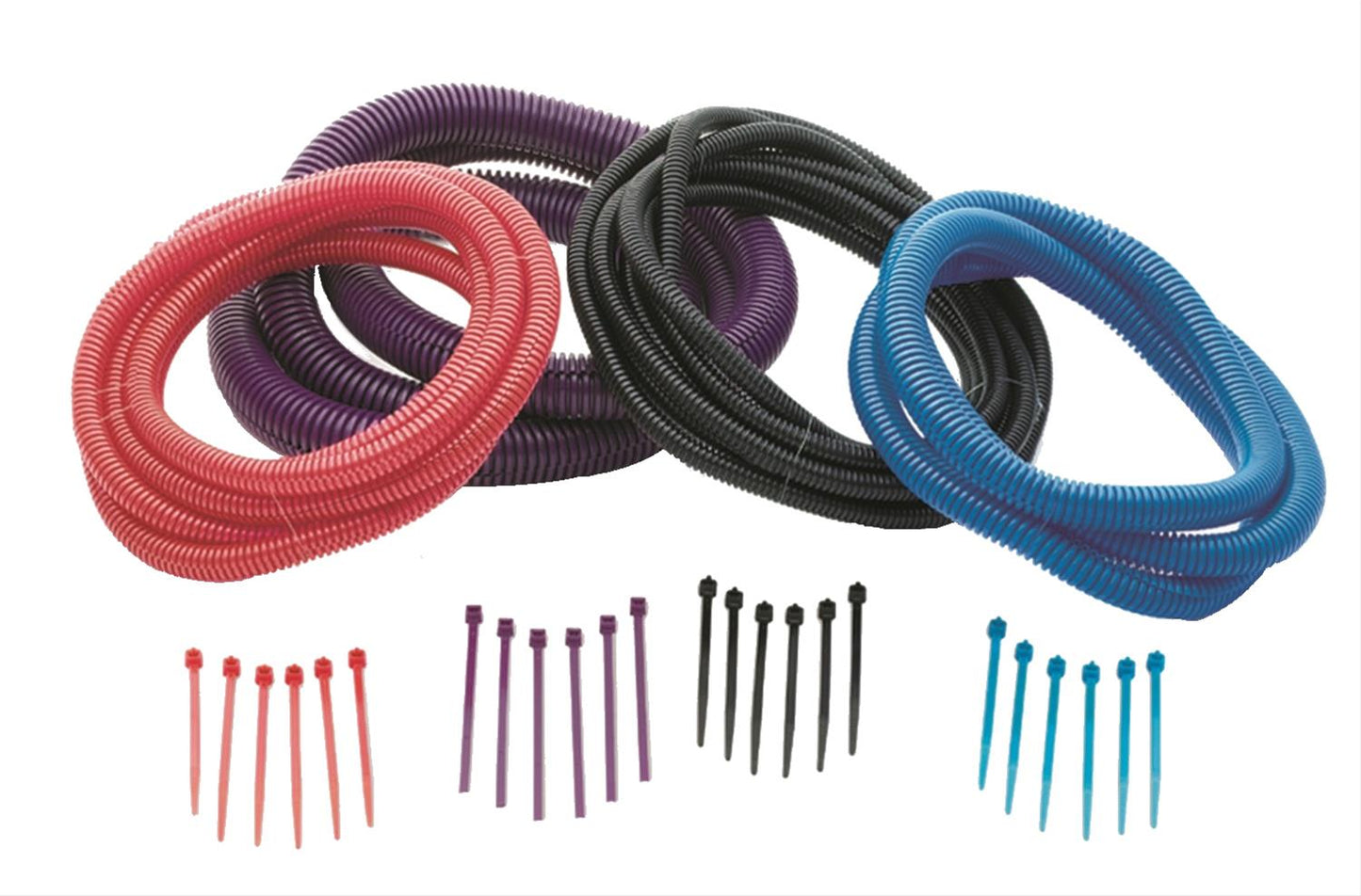 Mr Gasket MG4506 Wire Cover Kit 8''X 3/8" Red