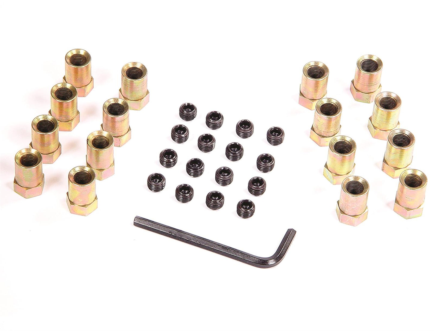 Mr Gasket MG923G Alum Rocker Nuts 3/8 Gold