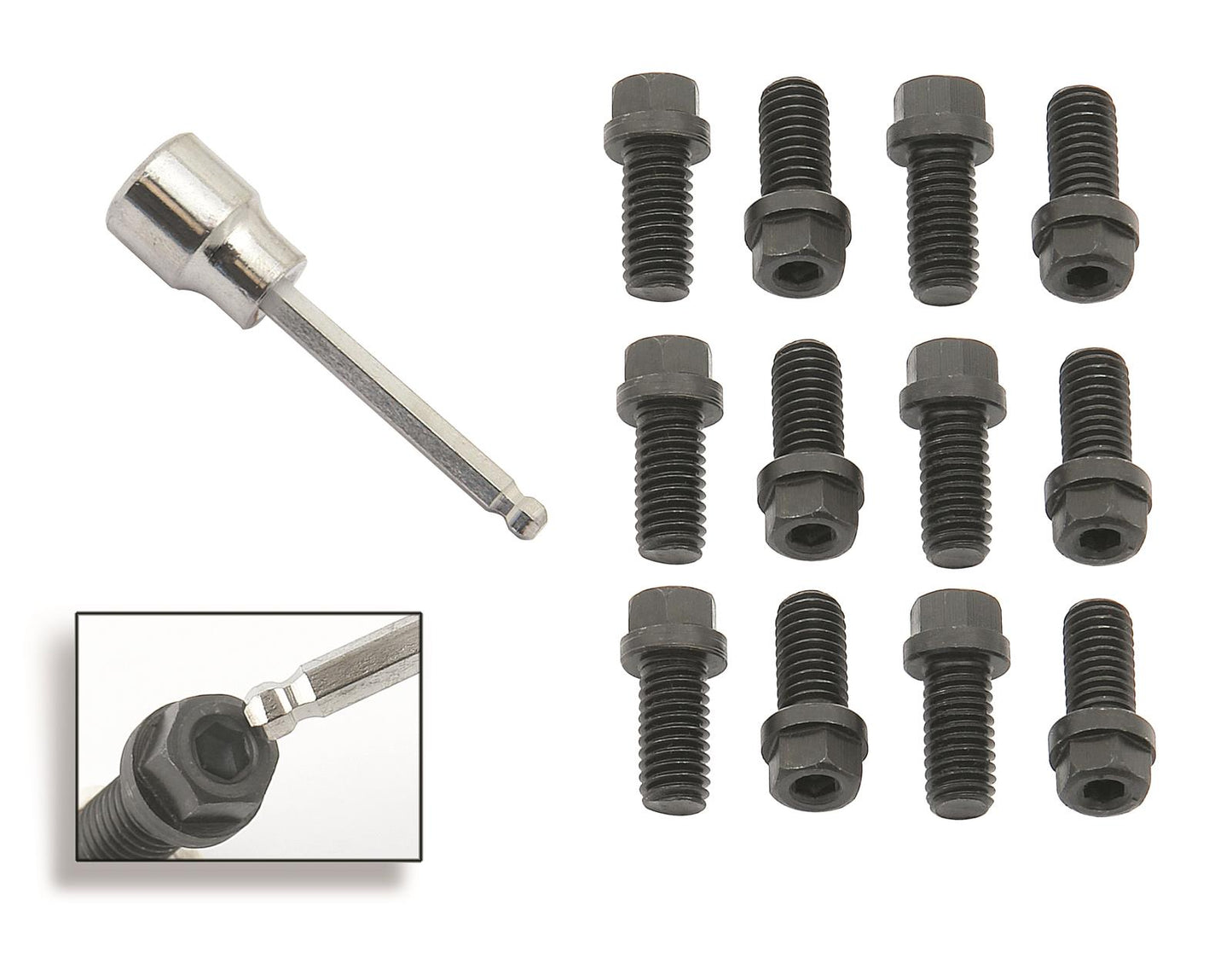Mr Gasket MG3420G Header Bolt Set Hex/Sckt Hd