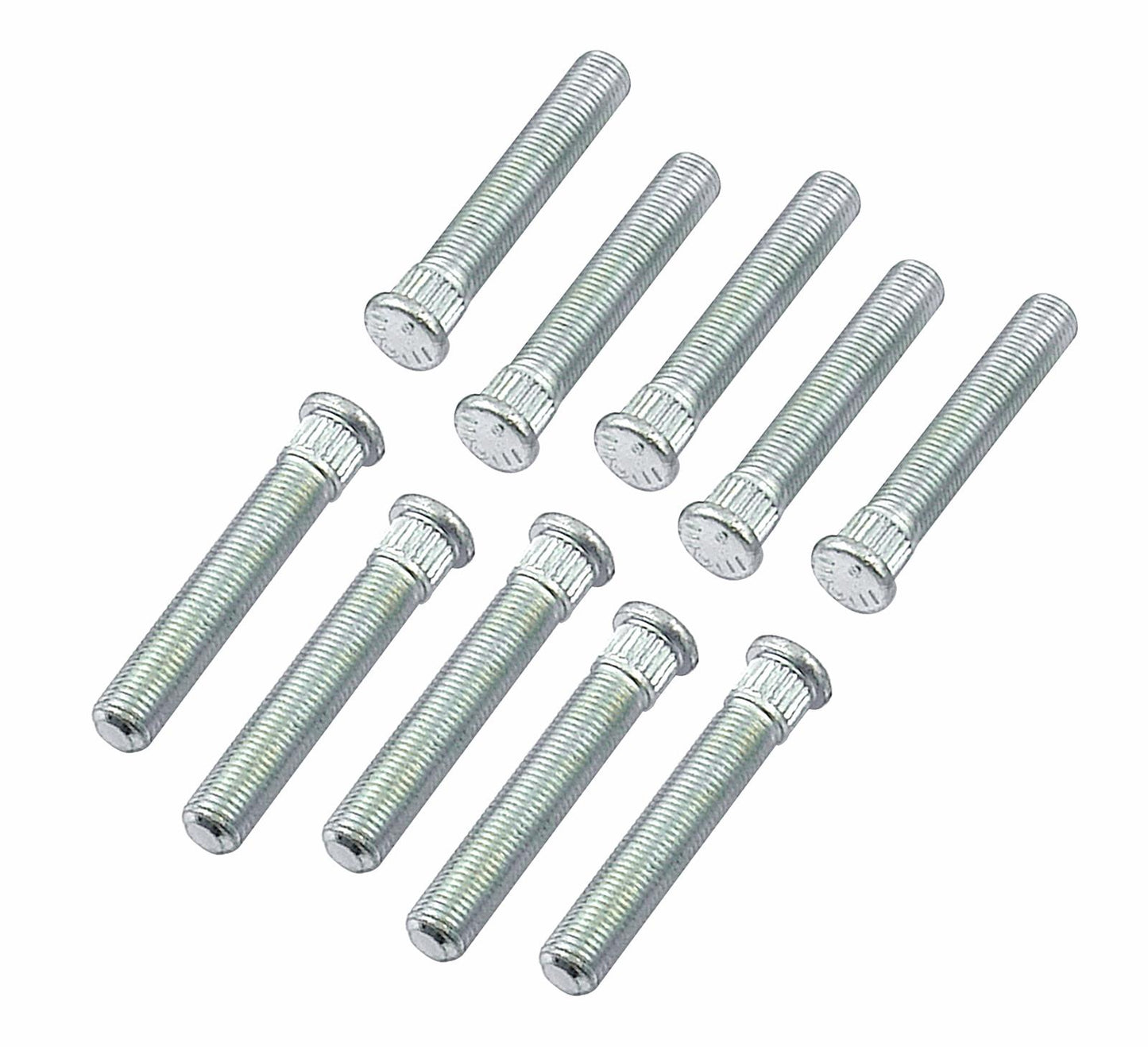 Mr Gasket MG4310G Wheel Lug Stud Competition 7/16 In. X 20 Thread 2.625 In Long Knurl Dia. 0.480 In Dia. Set Of 10
