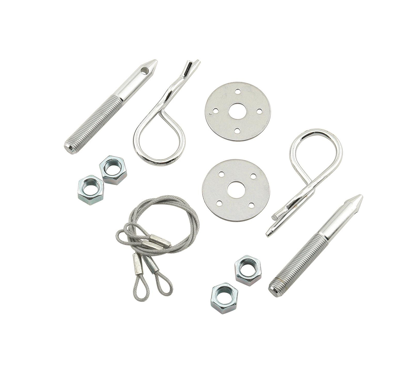 Mr Gasket MG1619 Hood Pin Kit Oval Track 3"L
