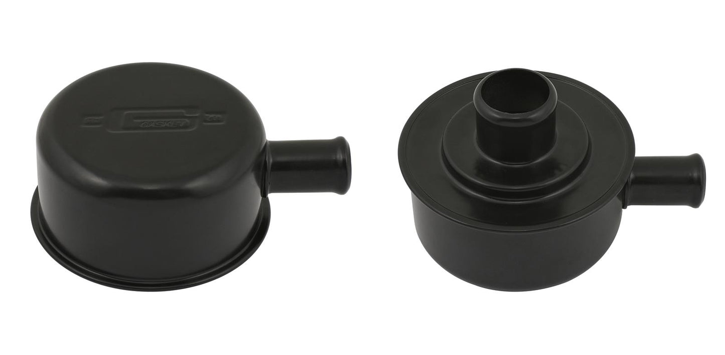Mr Gasket MG2054BP Breather Pcv Fitting Flat Blk