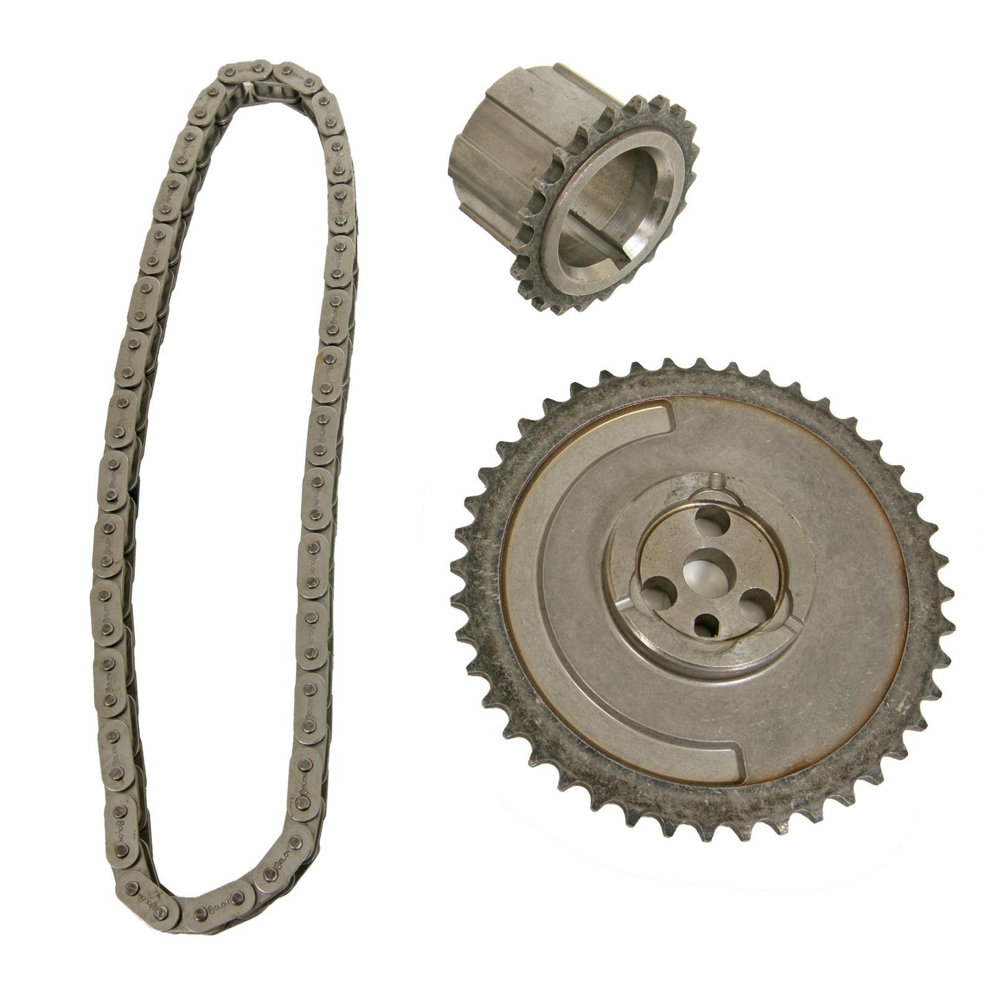 Melling ME3-3SRH60SA Timing Gear Set LS1/2 Chev Single Row 3 Bolt w/ 0 Or 1 Sensor Hubs