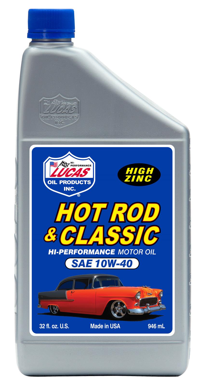 Lucas Oils LUS-10688 SAE 10W-40 Hot Rod Oil 1 Quart