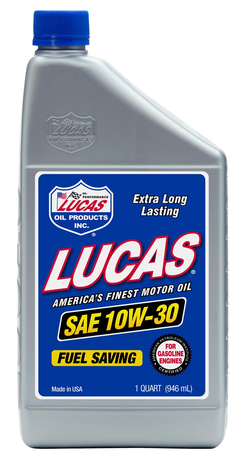 Lucas Oils LUS-10276 SAE 10W-30 API SN Plus Motor Oil 1 Quart