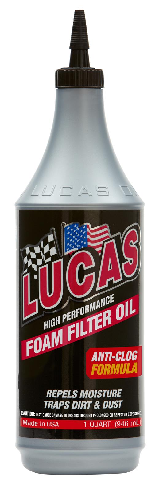 Lucas Oils LUS-10798 Foam Filter Oil 1 Quart