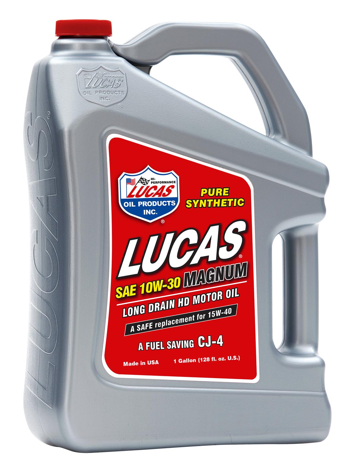 Lucas Oils LUS-10570 Synthetic SAE 10W-30 CJ-4 SM Motor Oil 1 Gallon