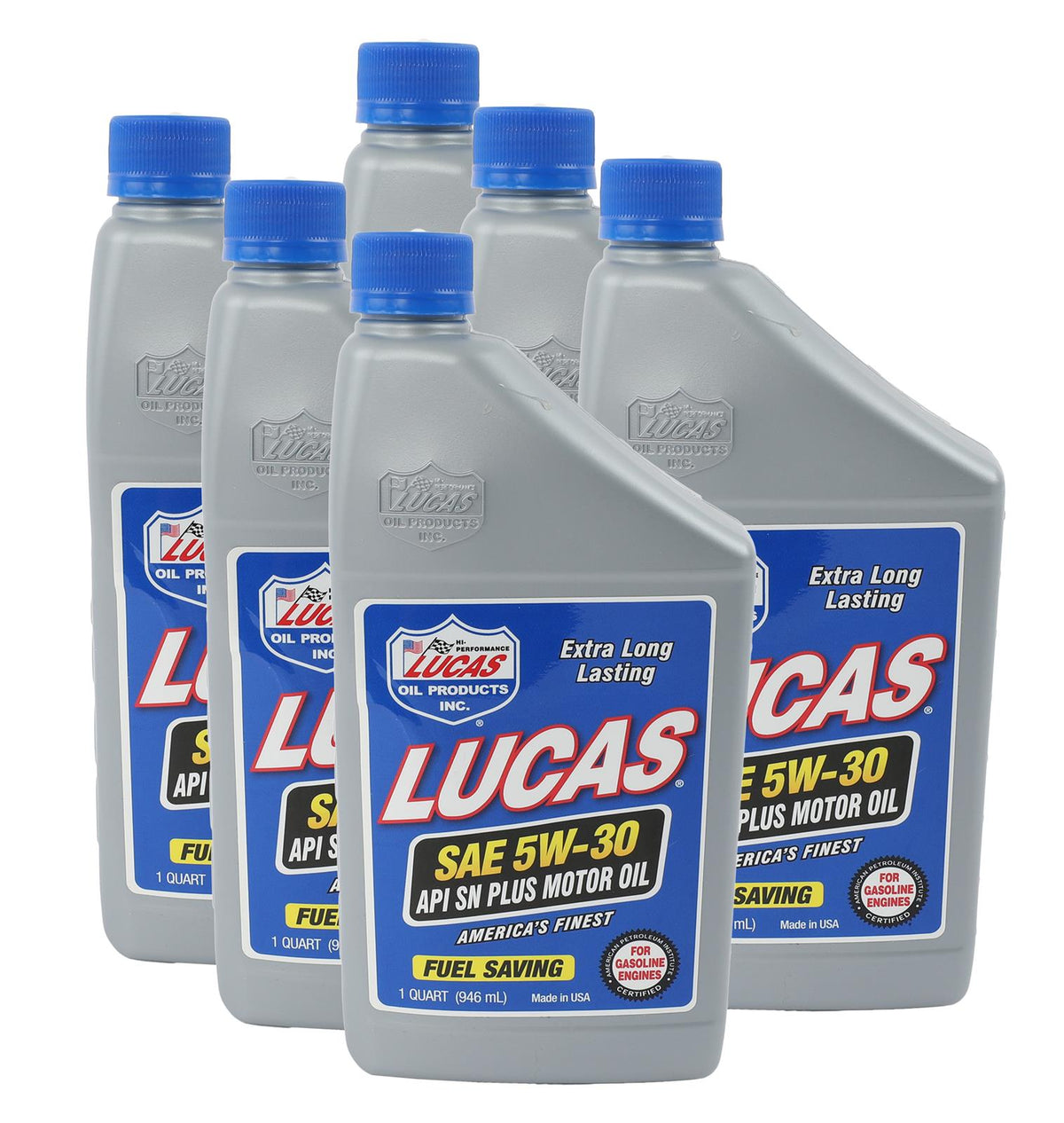 Lucas Oils LUS-10474 SAE 5W-30 API SN Plus Motor Oil 1 Quart