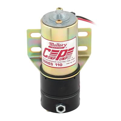 Mallory Ignition MA4110A *Elec Fuel Pump 110Gph Alcohol suits Race Use