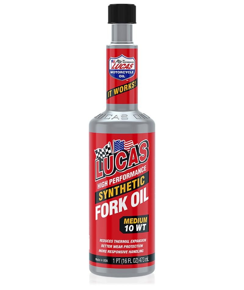 Lucas Oils LUS-10781 Synthetic Fork Oil 10 WT 5 Gallon Pail