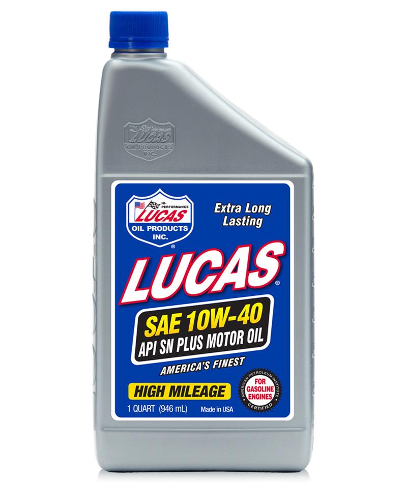 Lucas Oils LUS-10523 SAE 10W-40 API SN Plus Motor Oil 5 Gallon Pail